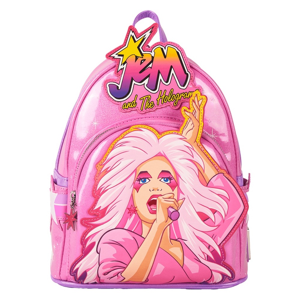 Jem and The Holograms Light up Pink Backpack